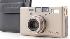 [TOP MINT] Contax T3 Titan Silver Compact Film Camera Single Teeth From JAPAN