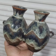 Nice Chinese Collectable Art Hand SongKiln Porcelain Two Vase