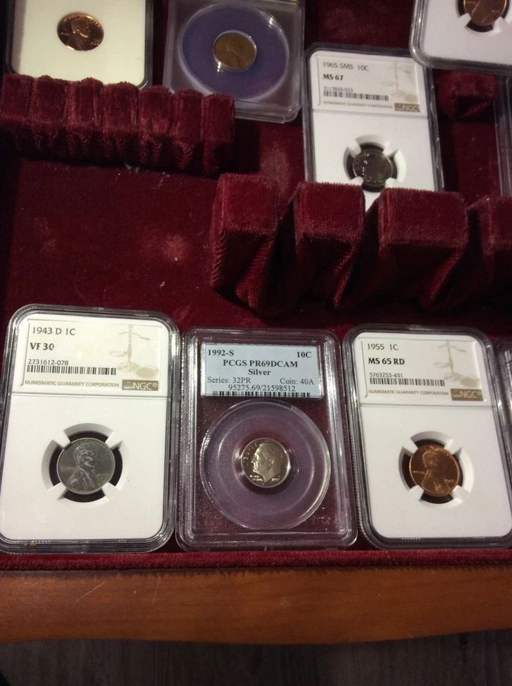 Valuable PCGS, NGC, ANAC Old US Coins Collection-Rare Coins, Silver, MS67, Error - Image 2 of 4