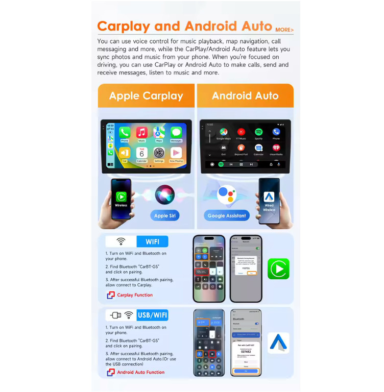 - Senza marca/Generico - - Autoradio Android 14 Citroën C5 2008-2017 GPS CarPlay Wireless Dsp 2+32gb - Miniatura 4