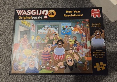 Wasgij Mystery Nr. 36 Neujahrsauflösung 1000 Teile Puzzle 100% vollständig