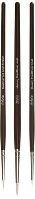 Frisk Set of 3 Artcoe Masking Fluid Brushes, Sable, White 1