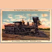 Postcard The General Train Exhibition Chattan...