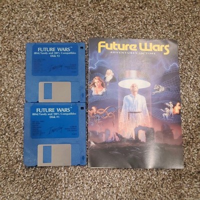 Future Wars Adventures In Time Interplay PC Game IBM/Tandy with Sleeve