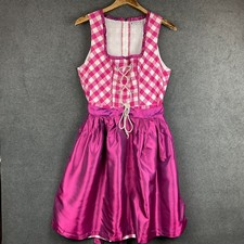 Dirndl Dress Apron Austria Trachten Germany Bavaria Octoberfest Size 40 / M - L
