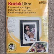 Kodak Ultra Premium Photo Paper 10 mil High-Gloss 8-1/2 x 11 12 Sheets/Pack Gd