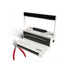 Coil Binding Machine with Electric Coil Inserter and Adjustable Side Margin ...