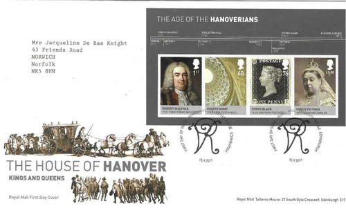 GB Comm/FDC - The House of Hanover - Edinburgh -  2011 (RM964)