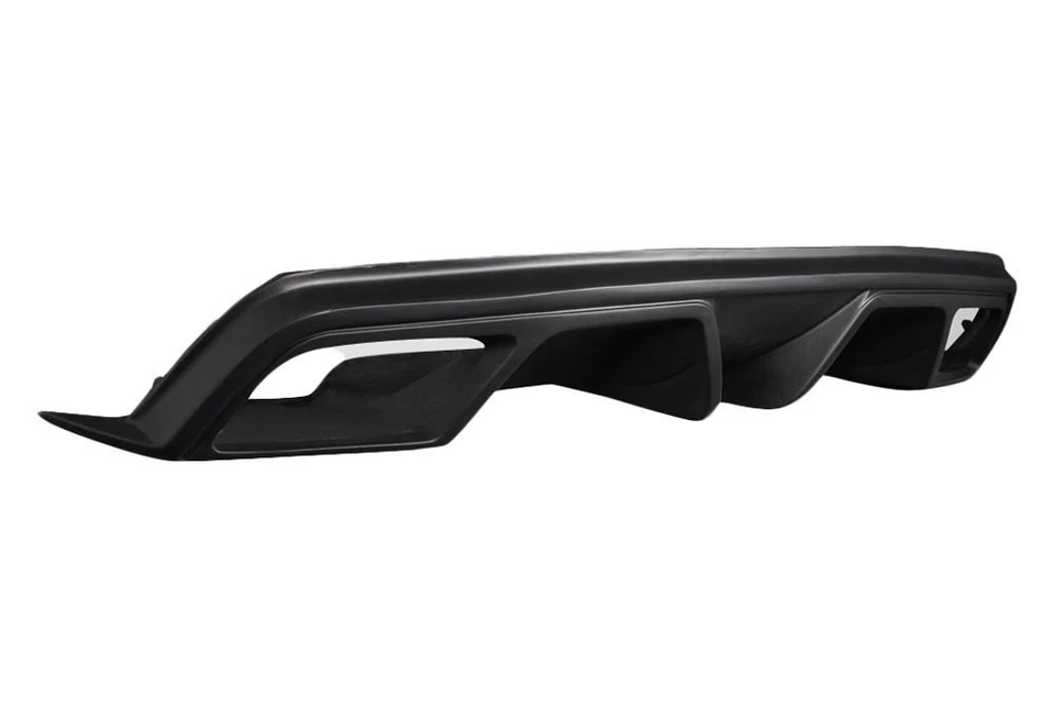 For Mercedes-Benz CLA200 14-16 Burnout Style Fiberglass Rear Diffuser Unpainted Foto 4 de 4