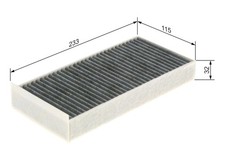 INNENRAUMFILTER POLLENFILTER FÜR MINI MINI CLUBMAN (F54) - BOSCH 1 987 435 582