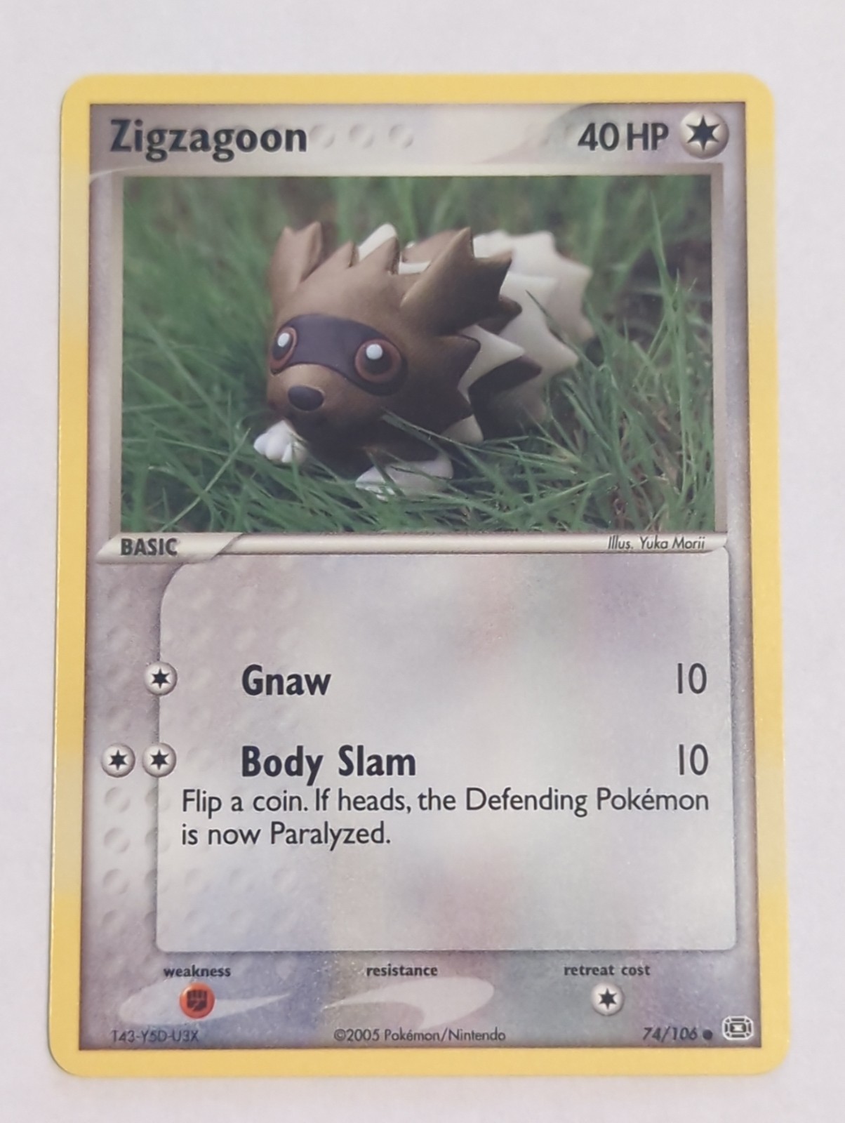 Zigzagoon 74/106 Common Emerald LP