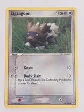 Zigzagoon 74/106 Common Emerald LP on eBay
