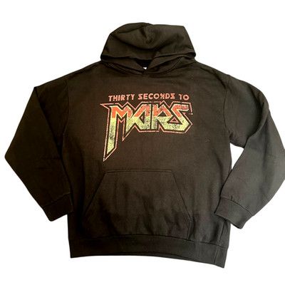 30 Seconds To Mars XXL 2XL Hoodie Seasons World Tour 2024 Black Jared Leto