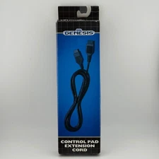 Sega Genesis Control Pad Extension Cord Black MK-1606