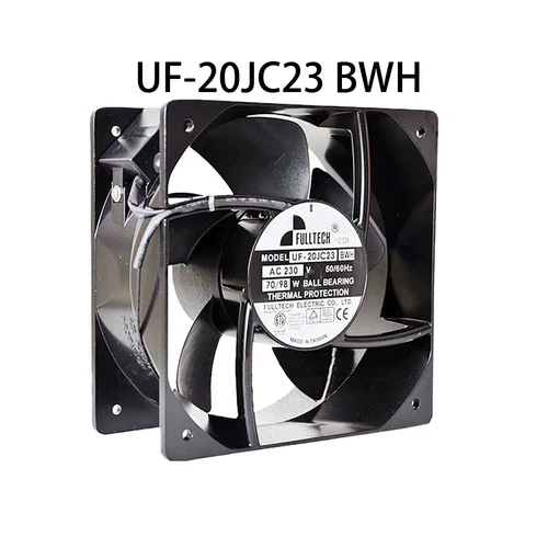 New Large air volume cooling FULLTECH fan 230VAC 205*90mm 70/98W UF-20JC23 BWH