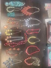 16 vintage lot costume jewelry necklaces