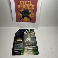 1999 Hasbro Star Wars Commtech Luke Skywalker With T 16 Skyhopper commtech chip