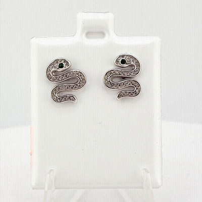 Ryze Match Maker Studs ''Strength Renewed''  .925 Sterling Silver SNAKE