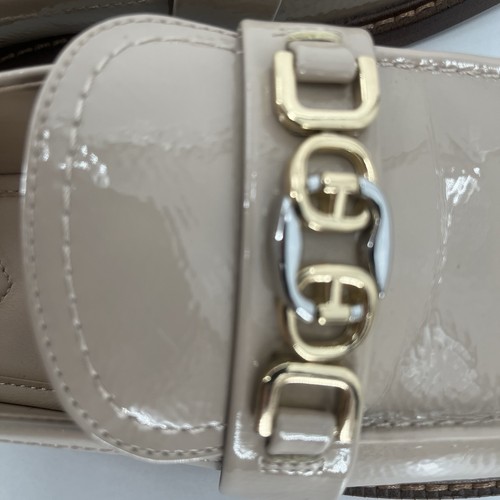 Sam Edelman Christy Faux Patent Leather Loafers Sz 9 Chai Preppy Academia Buckle - Picture 13 of 15