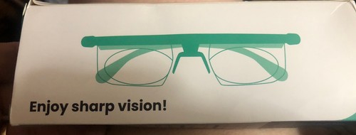 Adjustable Glasses For Near And Far Sighted Vision With Cloth NEW Eyeglasses - Picture 2 of 4