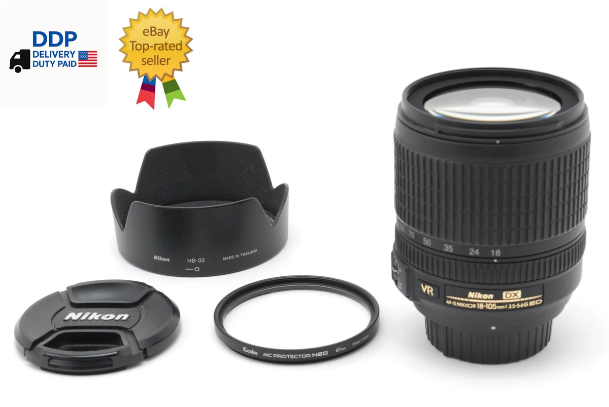 未使用級！Nikon AF-S 18-105mm VR★オールNikon純正品 Amazon.co.jp: Nikon AF-S DX NIKKOR 18-105mm f/3.5-5.6G ED VR Lens