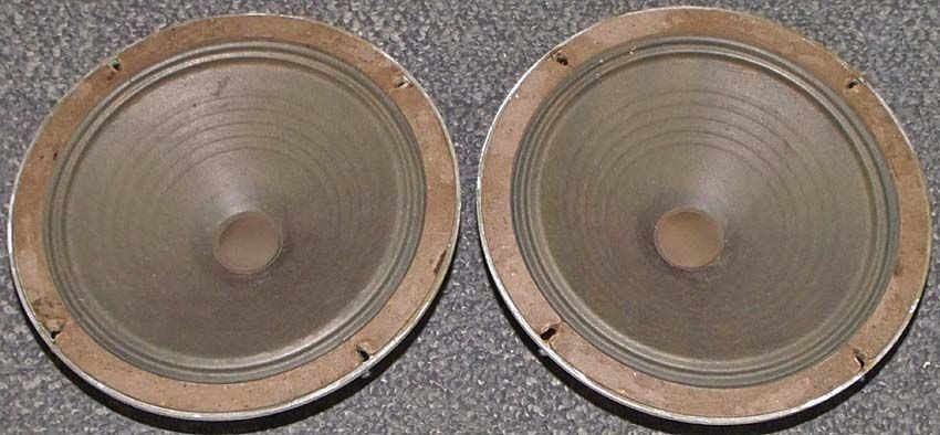 Lectrona Goodmans 8 Inch Full Range Speaker Unit Pair Working & Tested JP