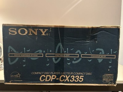 Sony CDP-CX335 (CDP-CX355) 300 Disc Changer Player- Refurbished & New Belts