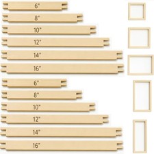 6 Szie Needlepoint Stretcher Bars - 12pcs Set
