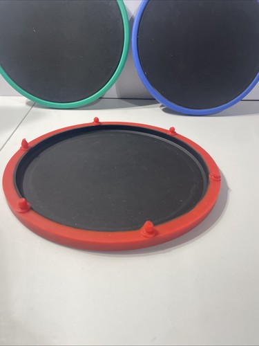 PlayStation 3 PS3 Guitar Hero World Tour Drum Set Replacement silicone pads - Picture 3 of 6