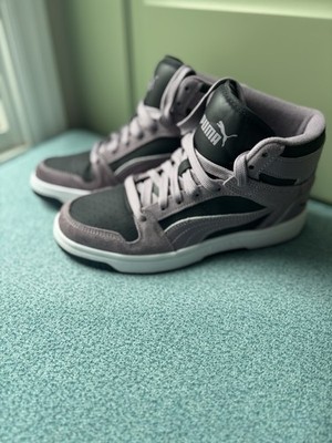 PUMA Women s Mid Top Athletic Sneakers Light Plum/Gray/Black Lace Up