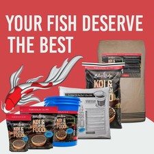 Blue Ridge Koi Fish Food 2lb - Koi Food Mini Growth Formula Goldfish Food, Premi