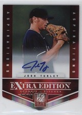 2012 Elite Extra Edition Aspirations Die-Cut Signatures Joshua Turley Auto 0a2