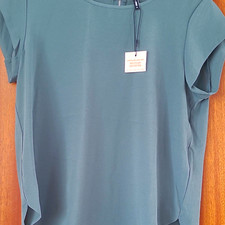 ONLY Damen T-Shirt Grün Kurzarm Rundhals Rei...