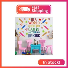 Colorful Inspirational Wall Decals for Kids Bedroom - Motvational Phrase Childre
