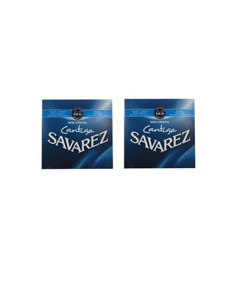 Savarez Guitar Strings 2 Sets Nylon Cristal Cantiga High Tension 510CJ