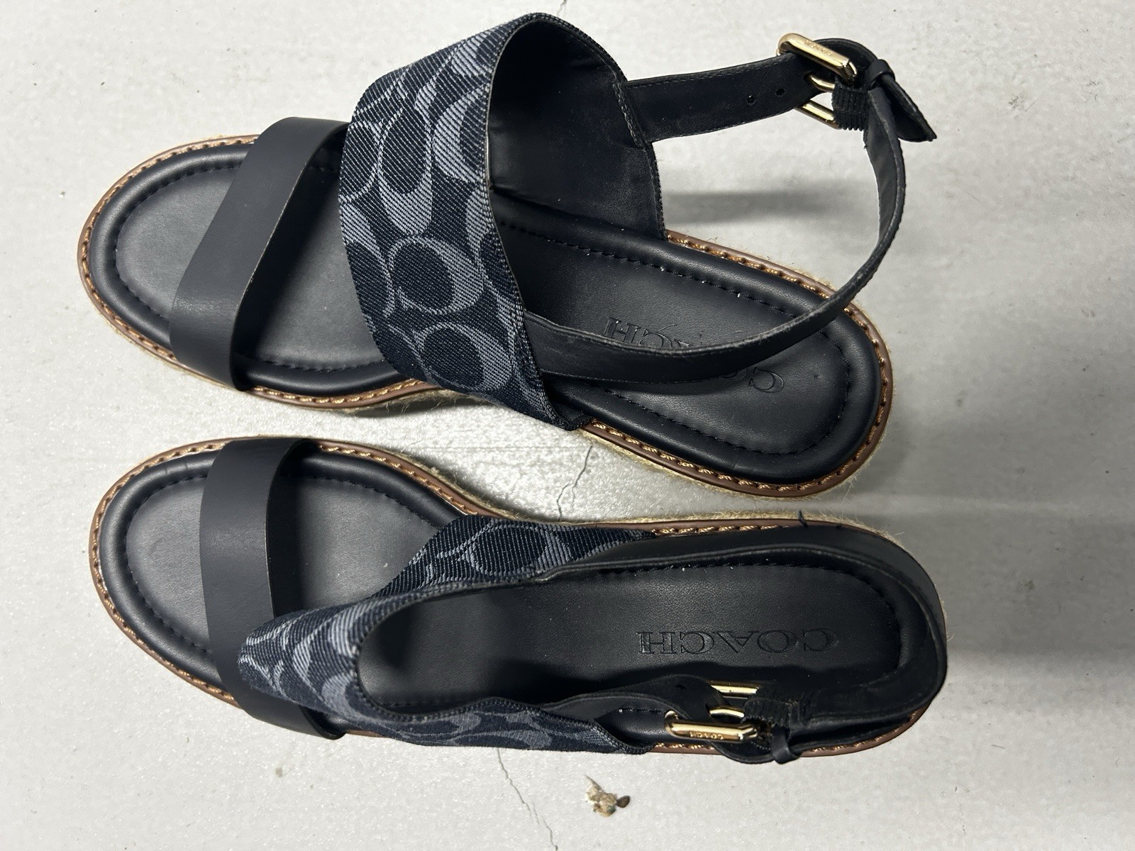 Coach Sandals with Heel, Size 9