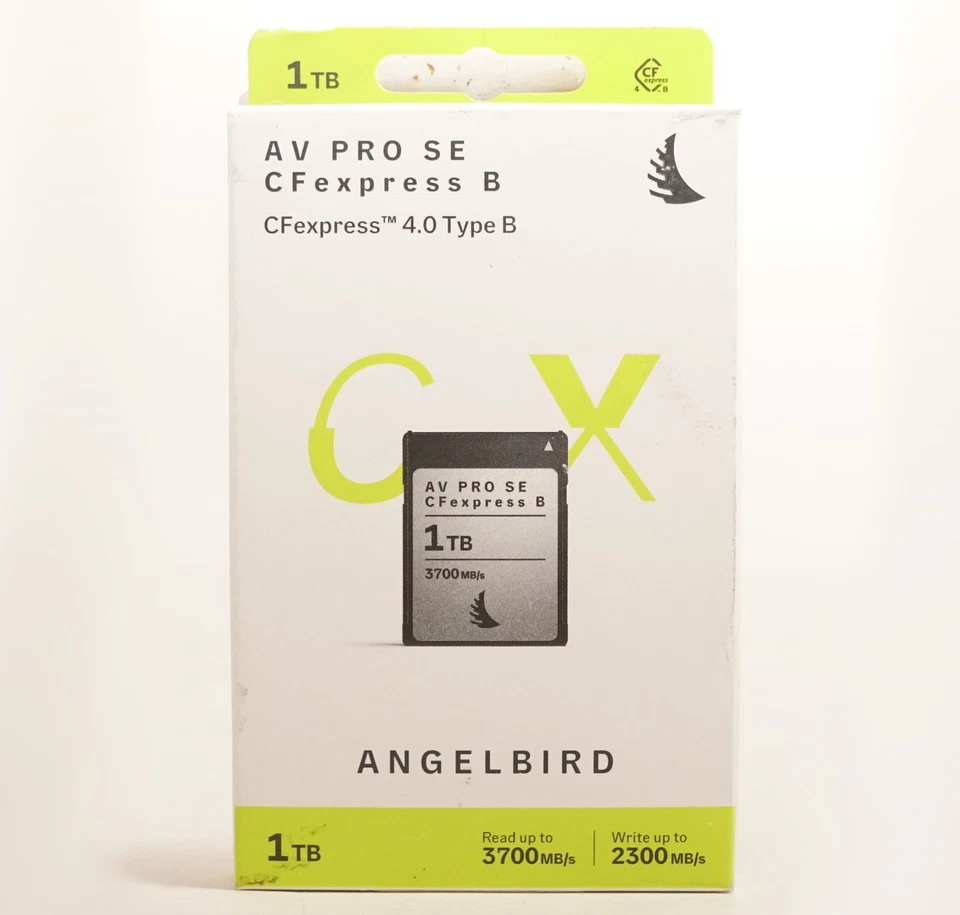 Tarjeta de memoria Angelbird AV PRO SE CFexpress V4 1T de alta velocidad hasta 12 K+ RAW Foto 4 de 4