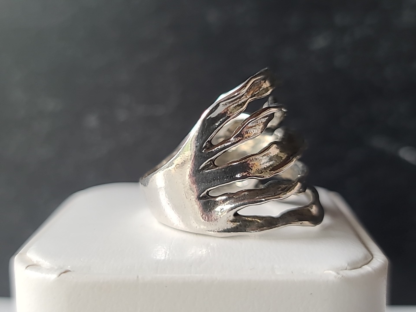 925 Sterling Silver Twisted Statement Ring, SIZE … - image 5