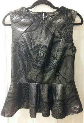 river island peplum top