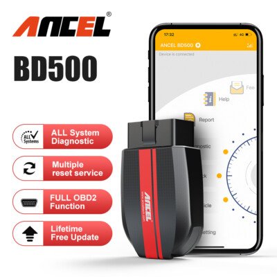 ANCEL BD500 Bluetooth Diagnostic Scanner Tool Car ABS SRS EPB OBD2 All System