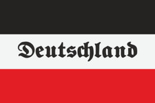 Fahne Flagge Deutschland schwarz-weiß-rot 20 x 30 cm Bootsflagge Premium