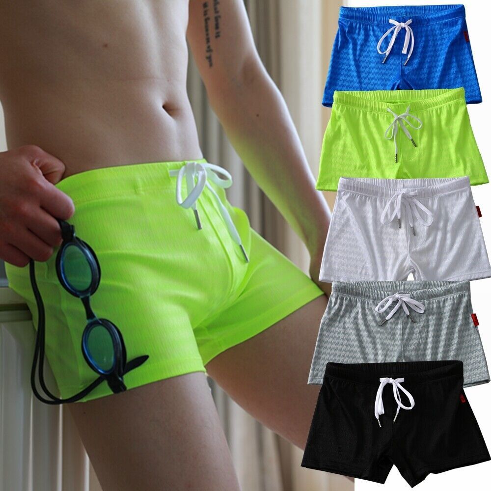 Mens Swim Trunks Underwear Surf Pants Sexy Swimwear Pants Fashion Swim Shorts