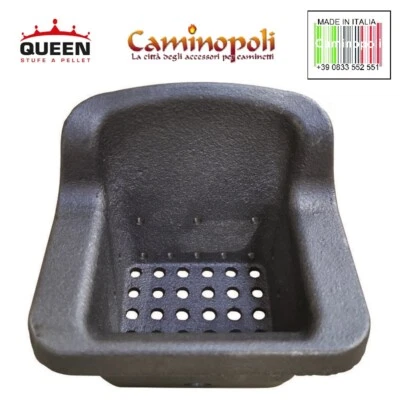 CAMINOPOLI Crogiolo per Stufa a Pellet Ricambio QUEEN QLIMA Canadian FIORINA 74 Axel zibro