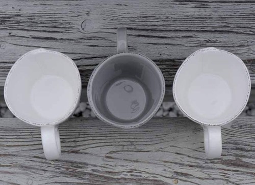 Piatto da Portata, Piatti Lastra D.30cm Grigo Grigio Ceramica Virginia Casa - Foto 4 di 5