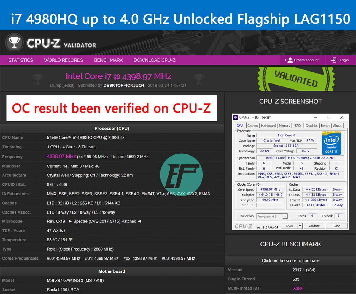 MAGIC REFORM Intel Mobile CPU i7 4980HQ, up to 4.0 GH MAGIC REFORM Intel Mobile CPU i7 4980HQ, up to 4.0 GH