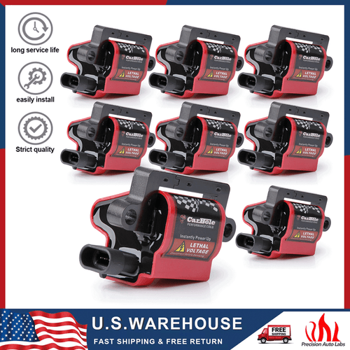 8X Square Ignition Coils For Chevy Silverado 1500 GMC 4.8L 5.3L 6.0L V8 UF271 - Picture 1 of 16