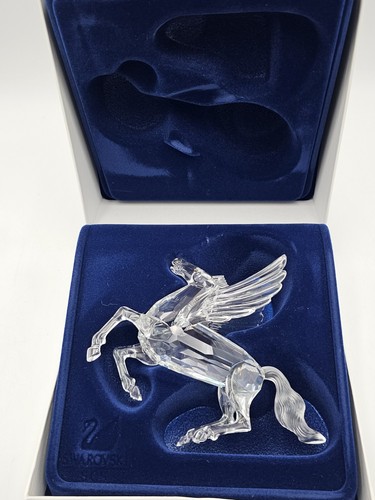 Vintage SCS Swarovski Figur Fabulous Creatures 1989 Pegasus mit COA Box & Ständer - Bild 2 von 12