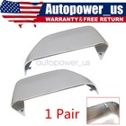1 Set Super Duty Chrome Mirror Cover Cap LH & RH For Ford F250 F350 2017-2022