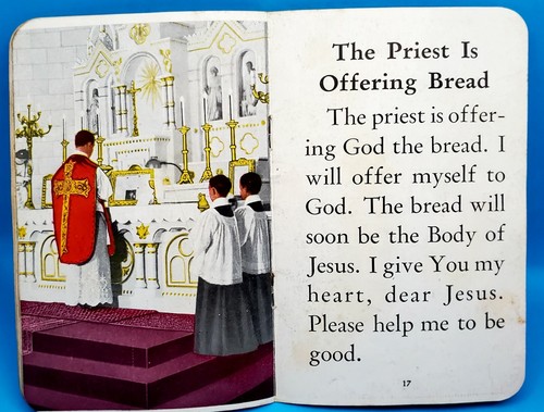 Vtg. 1931 "My First Gift, The Child's First Mass Prayers" Book - Imagen 6 de 12