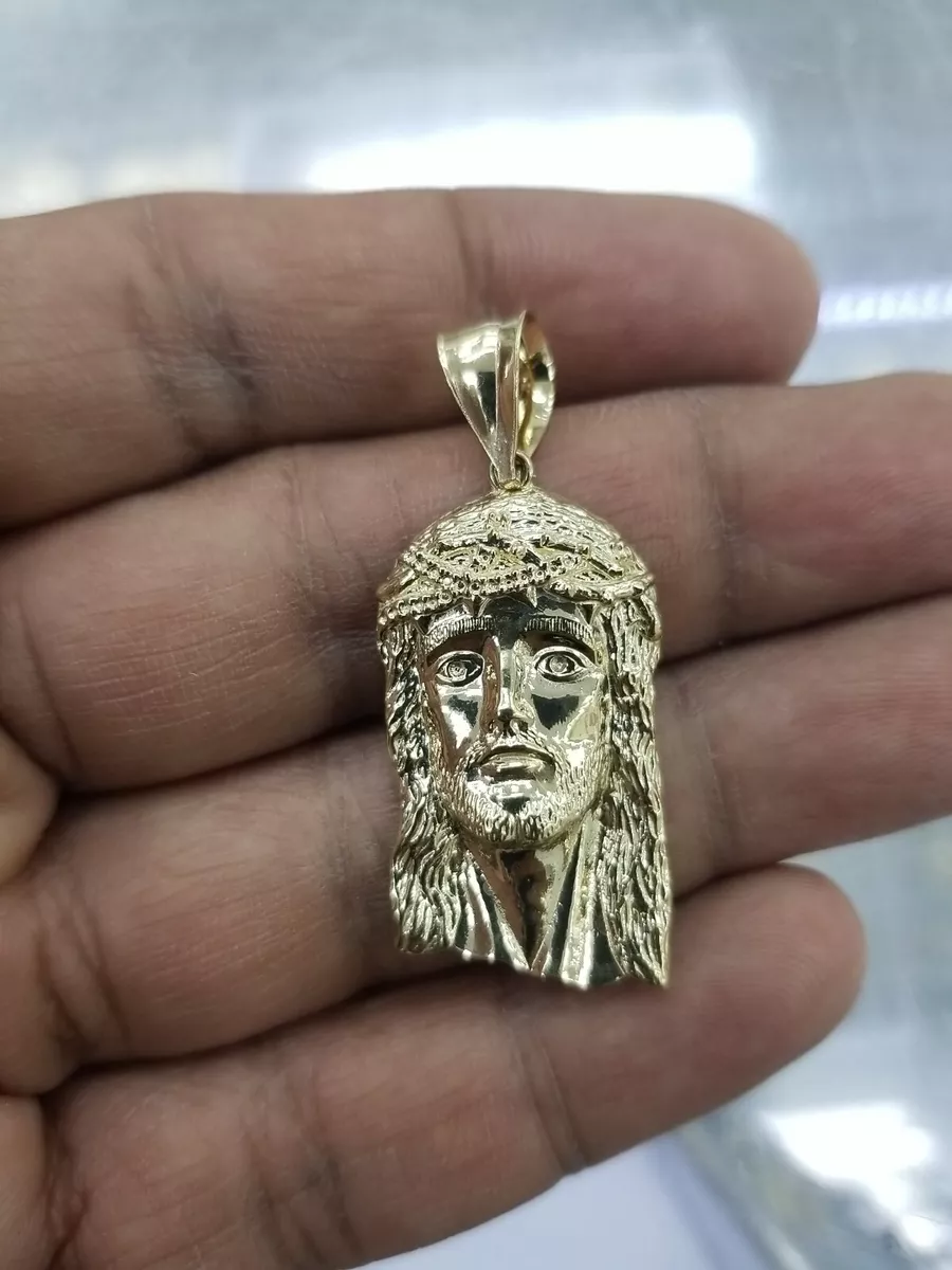 10kt gold jesus piece deals